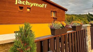 Fassade der Unterkunft