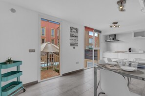 Dining - Vacation Apartment 'Corralejo Las Dunas and Pool' with Shared Pool, Private Terrace and Wi-Fi (Corralejo)