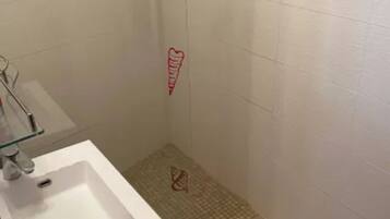 Ducha, secador de pelo y toallas