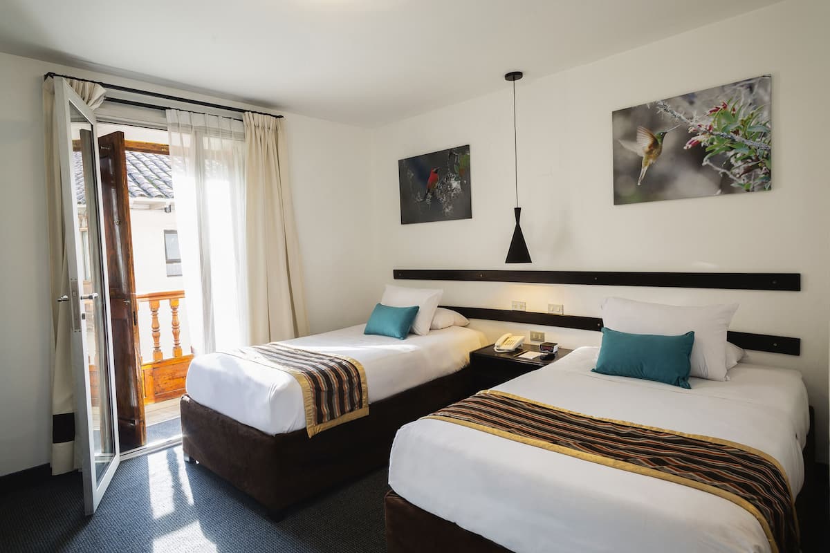 Habitación clásica con 2 camas individuales | Balcón
