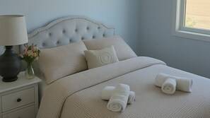 5 makuuhuonetta, silitysrauta/-lauta, Wi-Fi, vuodevaatteet