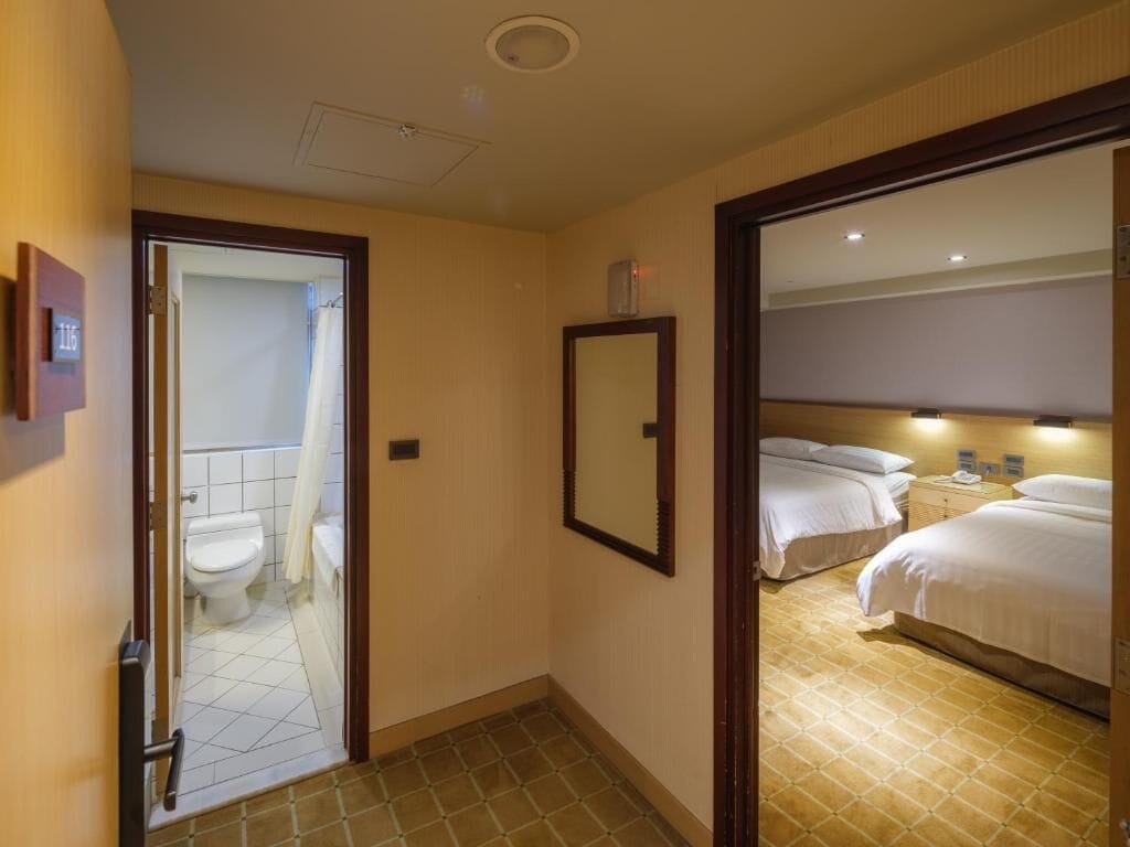 Deluxe Twin Room, 2 Double Beds | Free WiFi, bed sheets