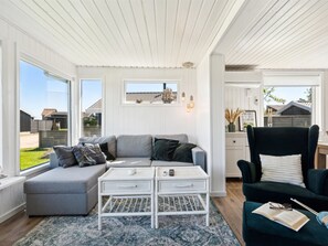 Televisie en een open haard