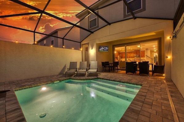 Pool - Sunny Retreat-Colorful Home, Pool, Great Location (Kissimmee)