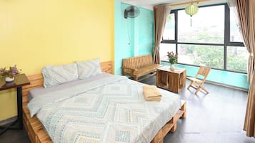 1 sovrum, skrivbord, strykjärn/strykbräda och wi-fi