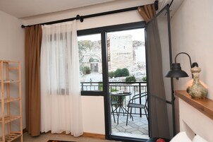 Double Room with Balcony | Premium bedding, soundproofing, free WiFi, bed sheets