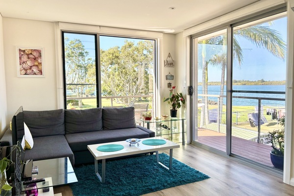 Fabulous view through the living room windows