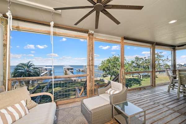 Back porch living area