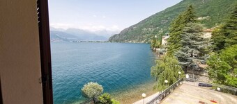 Lake Como Front Studio Apartment WiFi Beach View