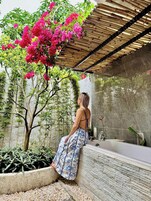 Free toiletries, hair dryer, bathrobes, slippers