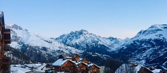 Appartement 6 Couchages Pieds des Pistes, vue Vallée Puy Saint Vincent