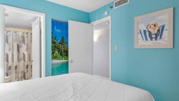 1 chambre, fer et planche Ă repasser, Wi-Fi gratuit, draps fournis