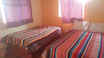 4 habitaciones y sábanas de algodón egipcio