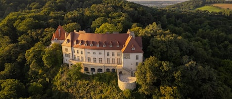 Voorkant van accommodatie