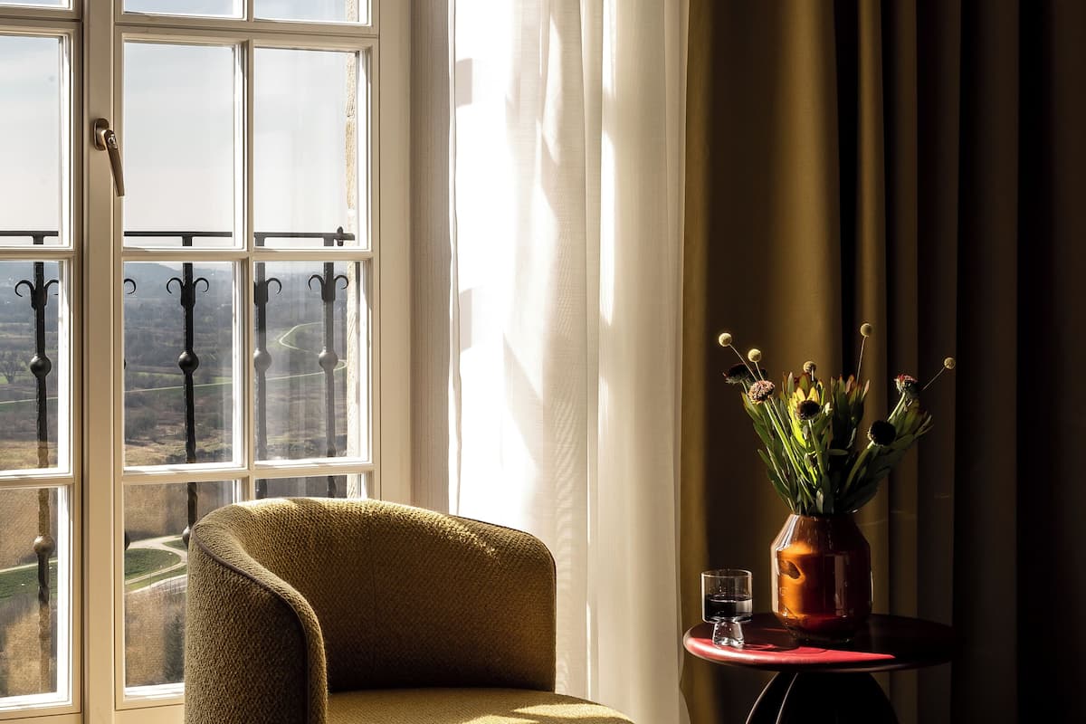 premium view | 1 bedroom, premium bedding, minibar, in-room safe