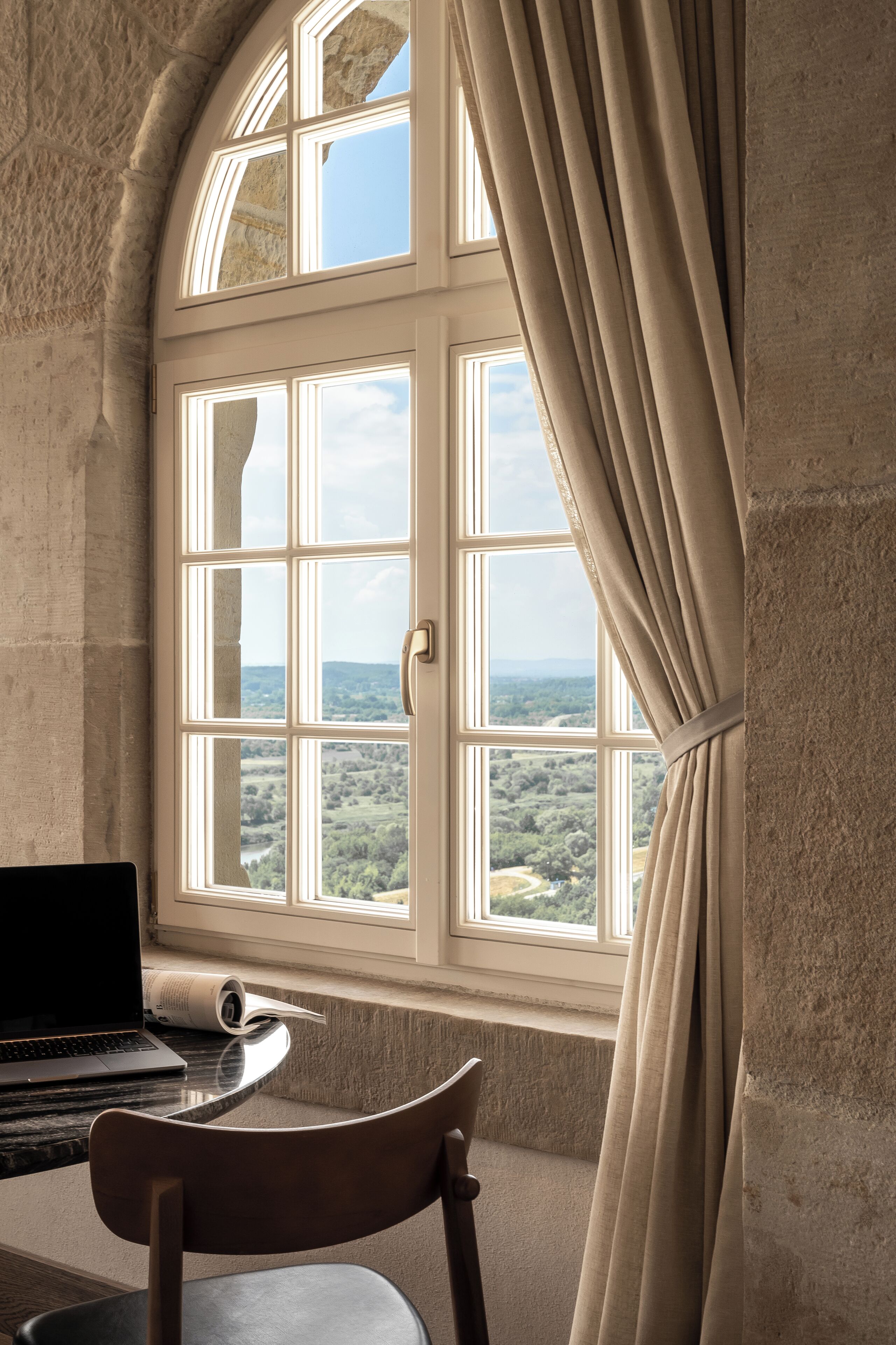 Panorama Apartment View | Premium bedding, minibar, in-room safe, desk