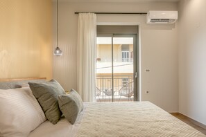 Deluxe Apartment, 2 Bedrooms, Balcony, Mountain View | Soundproofing, iron/ironing board, free WiFi, bed sheets - MAGNOLIA Luxury Chania Central Apartments (Chania)