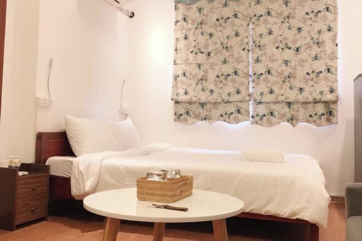 Individually decorated, individually furnished, desk, iron/ironing board
