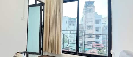 Panoramic-Doppelzimmer | Wohnbereich | Drucker