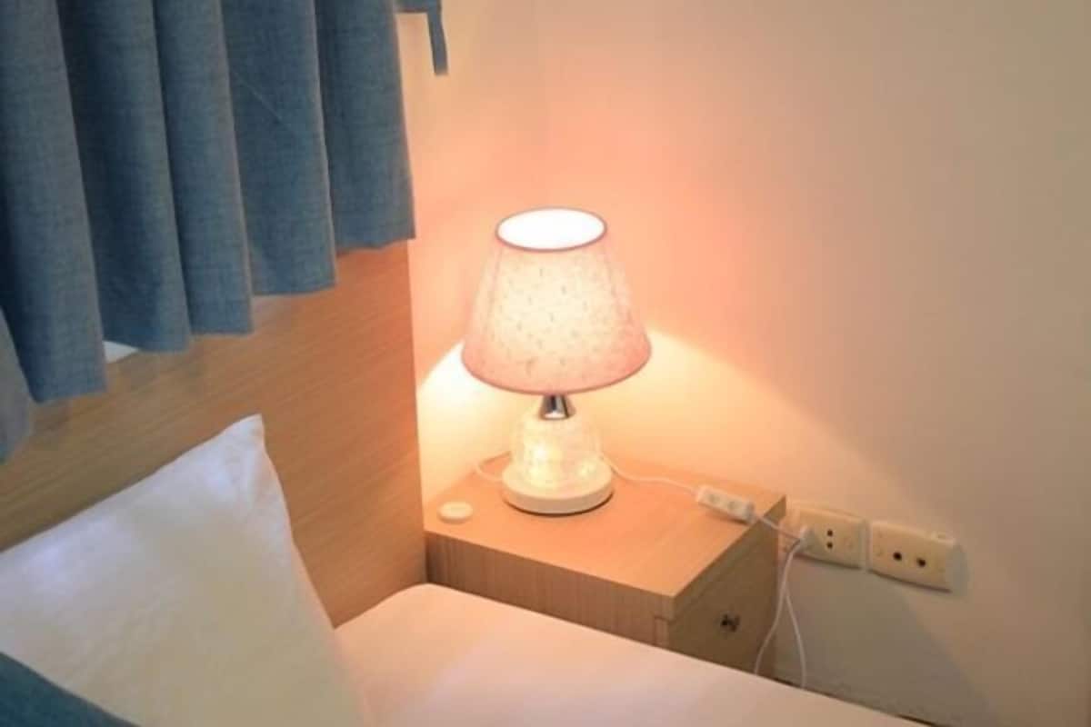 Individually decorated, individually furnished, desk, iron/ironing board