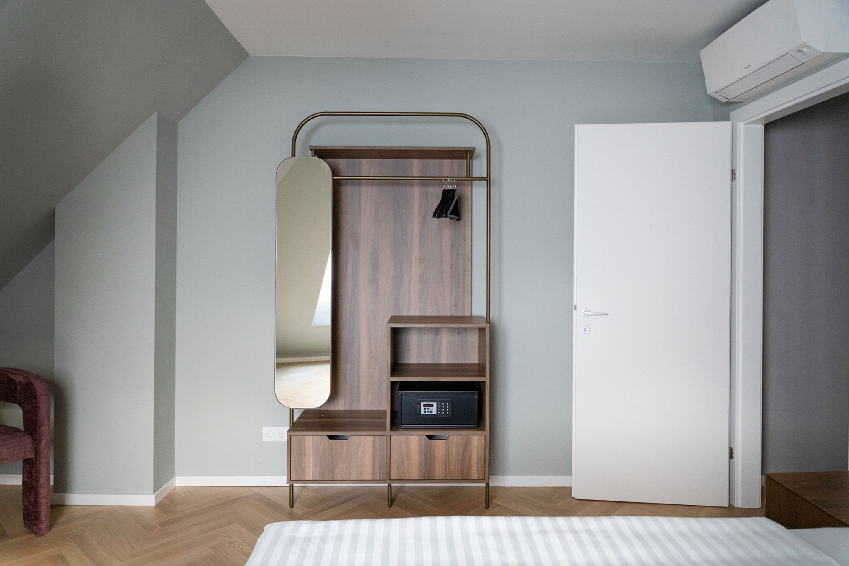 Leilighet, 2 soverom | Sengetøy av topp kvalitet, memory foam-senger og safe på rommet