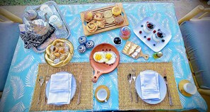 Breakfast area - The Olives Sanctuary (Marrakech)