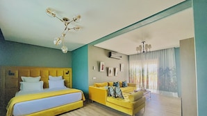 Junior Double Room | Premium bedding, memory-foam beds, in-room safe, desk - The Olives Sanctuary (Marrakech)