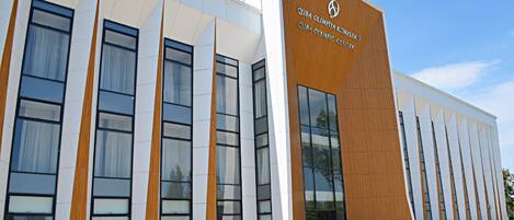 Overnatningsstedets facade