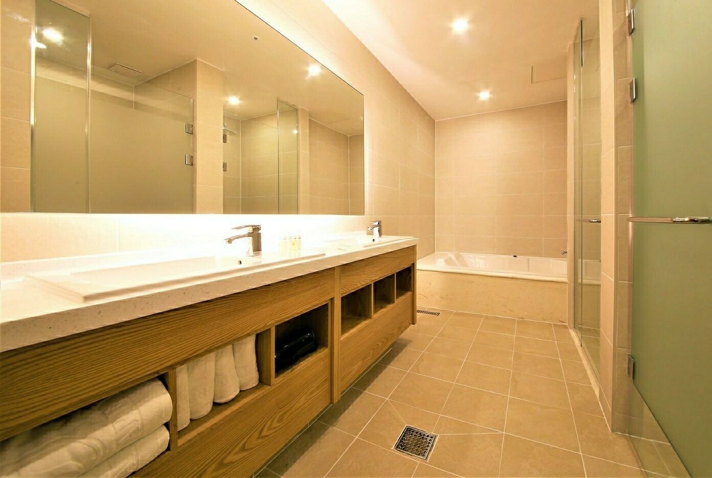 Habitación de lujo con 2 camas individuales | Baño | Secador de pelo y zapatillas