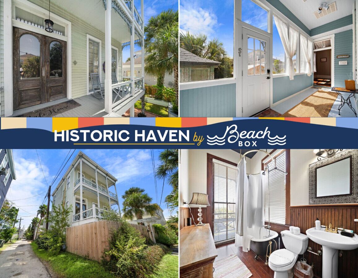 Historic Galveston 1900s charmer in prime downtown location