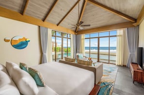 Vila, 5 kamar tidur, kolam renang pribadi, pemandangan pantai | Pemandangan pantai/laut