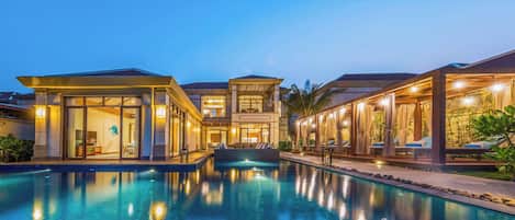 Villa, 5 chambres, piscine privée, vue plage