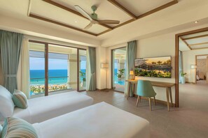 Premium Suite, 2 Bedrooms, Private Pool, Sea View | Minibar, in-room safe, desk, blackout curtains - Fusion Resort & Villas Da Nang (Da Nang)