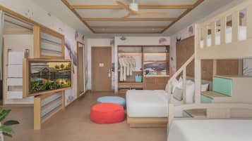 3 habitaciones, minibar y caja de seguridad en la habitación