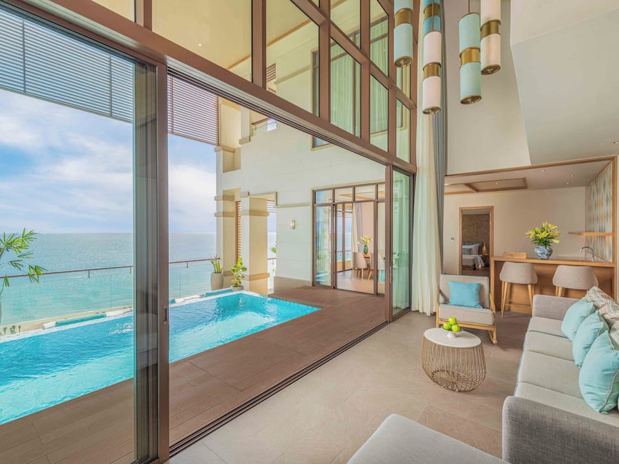 Presidential Suite, 3 Bedrooms, Private Pool, Sea View | Beach/ocean view