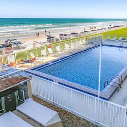 Apartment, Multiple Beds, Ocean View, Beachfront | Balcony view