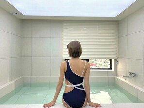 Family Pool | Bathroom | Slippers - Hound Hotel Gijang-osiria (Busan)