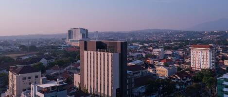 Voorkant van accommodatie