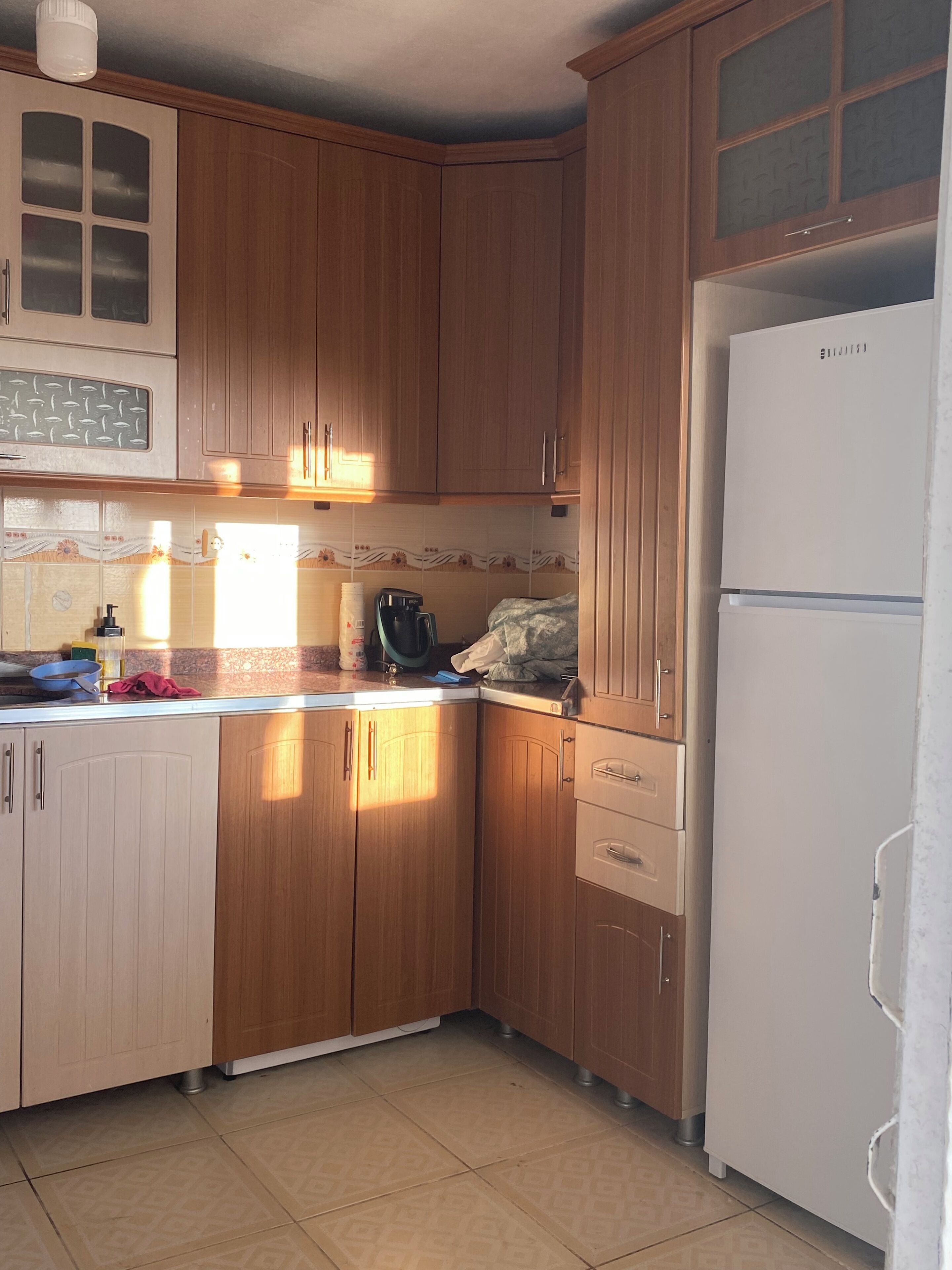 Classic-værelse til 3 personer | Privat køkken | Køleskab