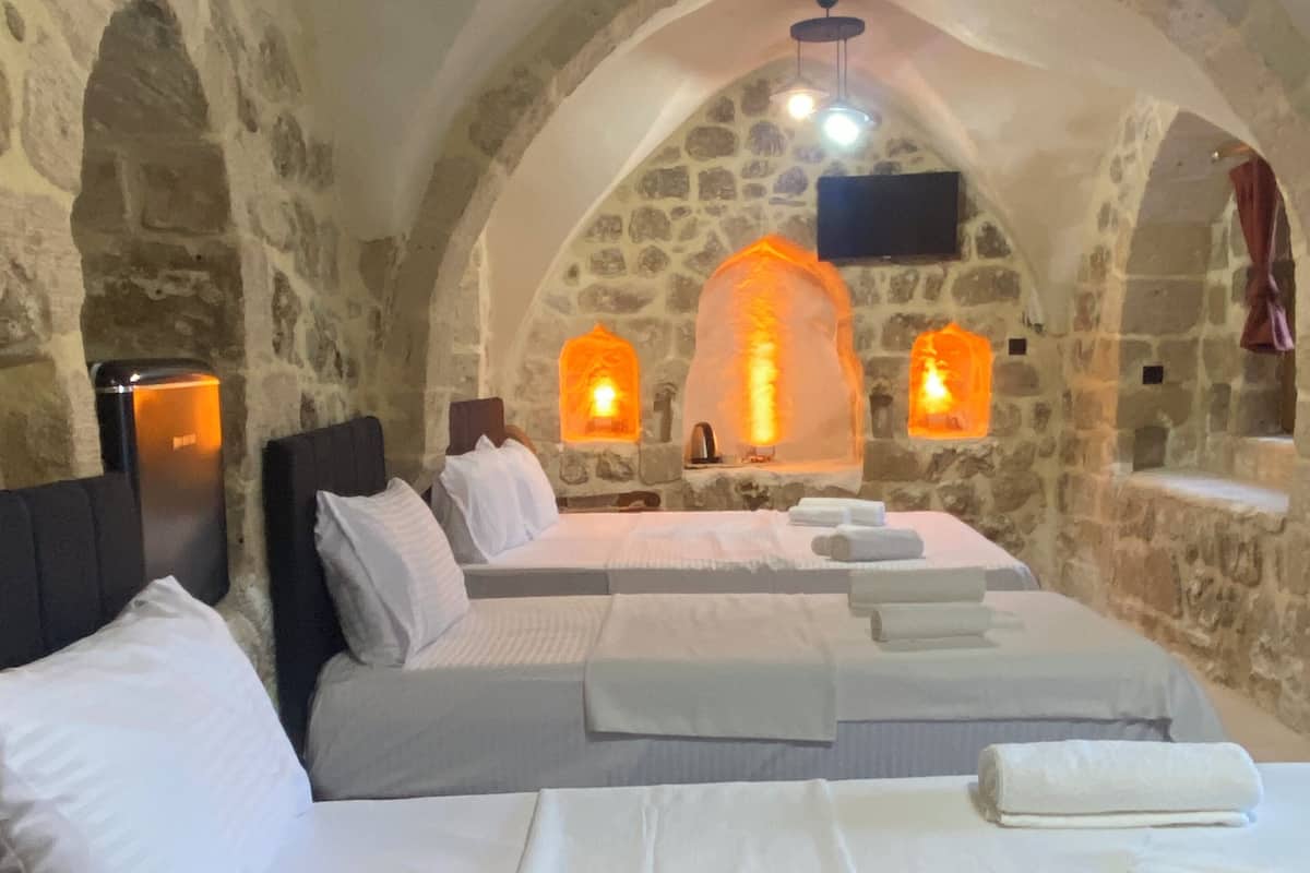 패밀리룸 | 책상, 노트북 작업 공간, 무료 WiFi, 침대 시트