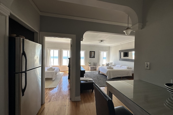 Vue sur la plage/l’océan