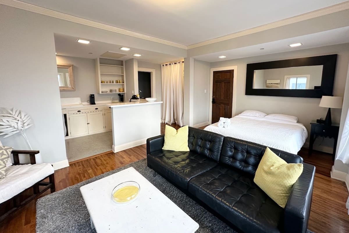Large Studio | 2 bedrooms, down comforters, individually decorated