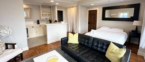 Large Studio | 2 bedrooms, down comforters, individually decorated