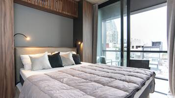 Estudio (809) | 1 dormitorio, ropa de cama de alta calidad, edredones de plumas