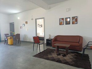 Premium Apartment, City View | Living area