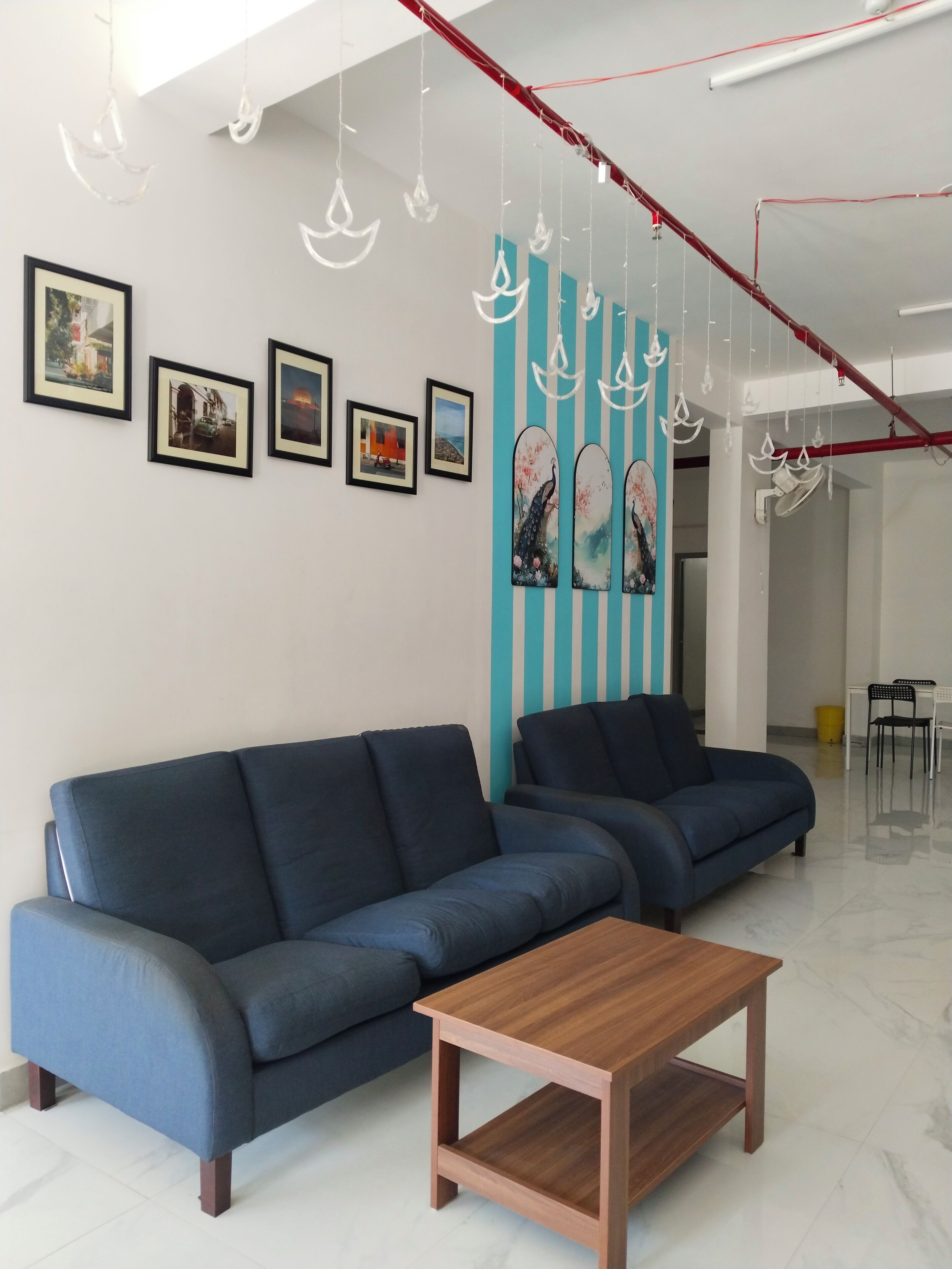 Sala de estar en el lobby