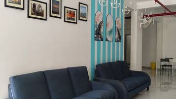 Sala de estar en el lobby