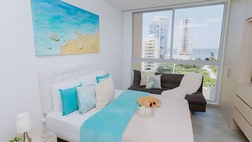 Deluxe-Apartment | 1 Schlafzimmer, individuell dekoriert, individuell eingerichtet