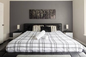 4 bedrooms, iron/ironing board, travel crib, WiFi