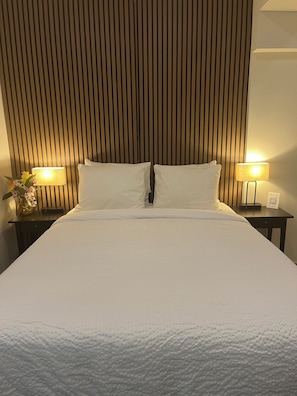 First Floor ADA Queen Standard | 1 quarto, roupas de cama de algodão egípcio, roupas de cama premium